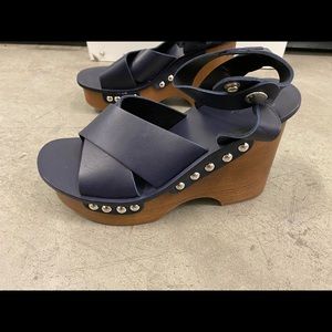 Rag & Bone Hester Clog Navy